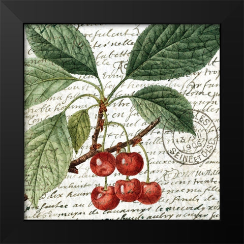 Fruit Picking 1 Black Modern Wood Framed Art Print by Allen, Kimberly