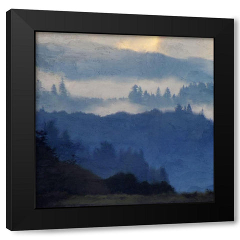 Mountain Range Black Modern Wood Framed Art Print by Allen, Kimberly