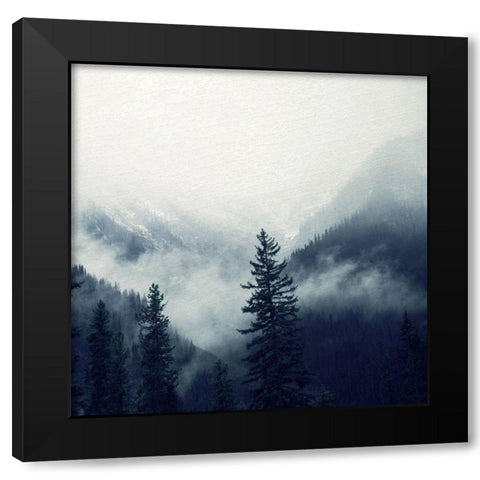 Navy Forest 2 Black Modern Wood Framed Art Print by Allen, Kimberly