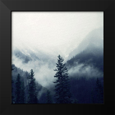 Navy Forest 2 Black Modern Wood Framed Art Print by Allen, Kimberly