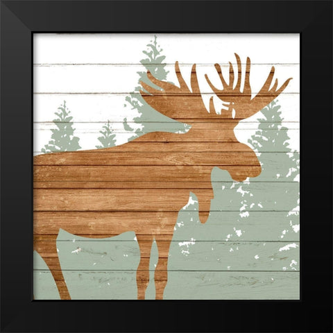 Woods 1 Black Modern Wood Framed Art Print by Allen, Kimberly