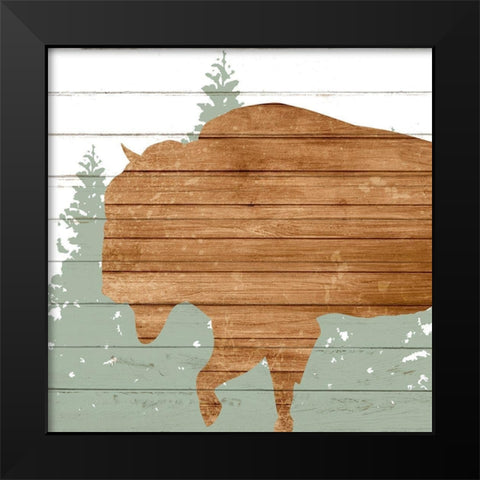 Woods 2 Black Modern Wood Framed Art Print by Allen, Kimberly