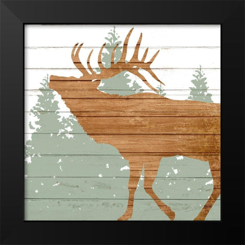 Woods 3 Black Modern Wood Framed Art Print by Allen, Kimberly