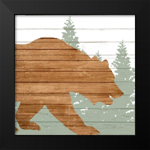 Woods 4 Black Modern Wood Framed Art Print by Allen, Kimberly