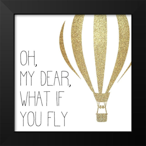 You will Fly 2 Black Modern Wood Framed Art Print by Allen, Kimberly