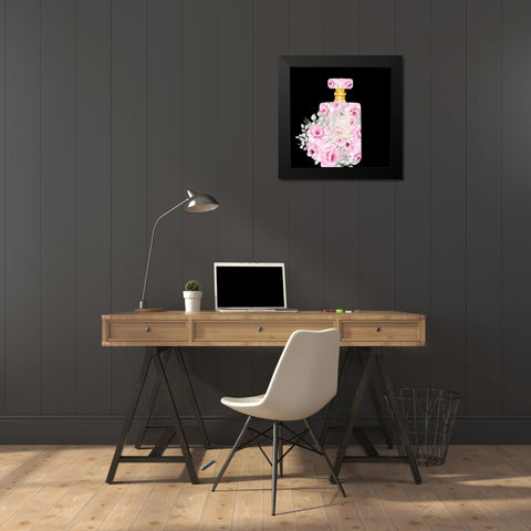 Heels and Books 2 Black Modern Wood Framed Art Print by Allen, Kimberly