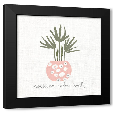 Good Things 3 Black Modern Wood Framed Art Print with Double Matting by Allen, Kimberly