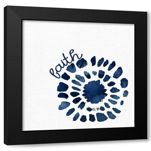 Faith Spot Black Modern Wood Framed Art Print by Allen, Kimberly