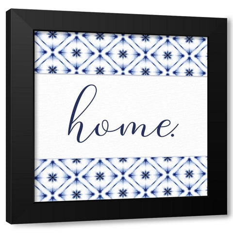 Home Square Black Modern Wood Framed Art Print by Allen, Kimberly