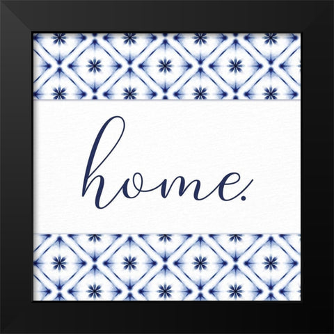 Home Square Black Modern Wood Framed Art Print by Allen, Kimberly