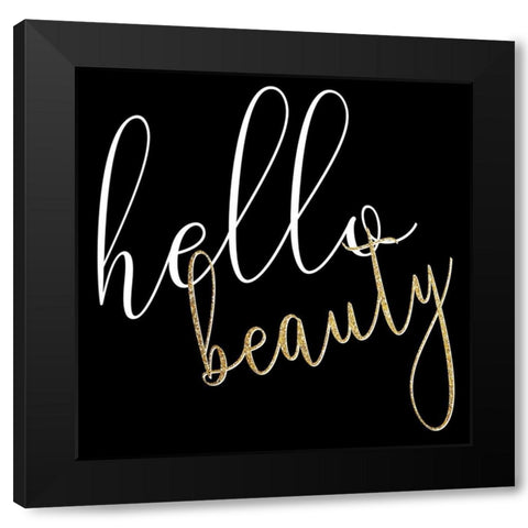 Agate Beauty 2 Black Modern Wood Framed Art Print with Double Matting by Allen, Kimberly