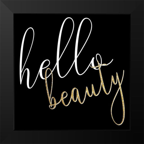 Agate Beauty 2 Black Modern Wood Framed Art Print by Allen, Kimberly