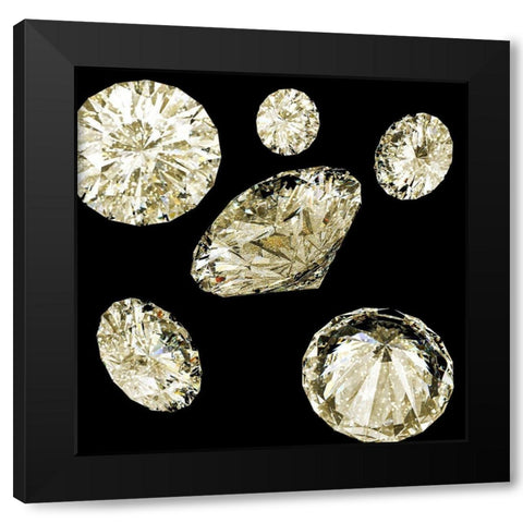 All Glam 3 Black Modern Wood Framed Art Print by Allen, Kimberly