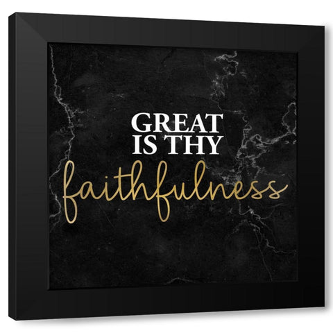 Faithfulness 2 Black Modern Wood Framed Art Print by Allen, Kimberly