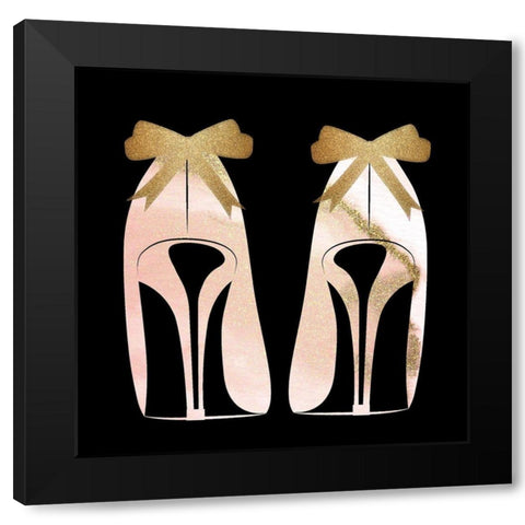 Her Plans 2 Black Modern Wood Framed Art Print with Double Matting by Allen, Kimberly