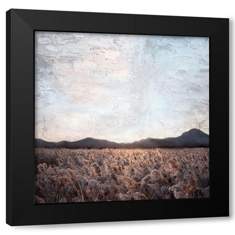 In the Fields Black Modern Wood Framed Art Print by Allen, Kimberly