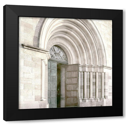 Open Door Black Modern Wood Framed Art Print with Double Matting by Allen, Kimberly