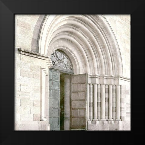 Open Door Black Modern Wood Framed Art Print by Allen, Kimberly