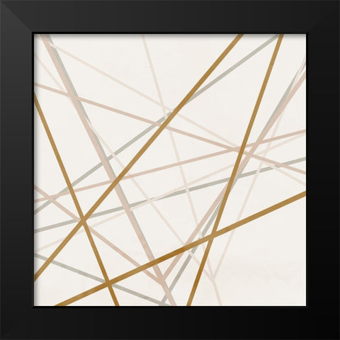 Crossover 1 Black Modern Wood Framed Art Print by Allen, Kimberly