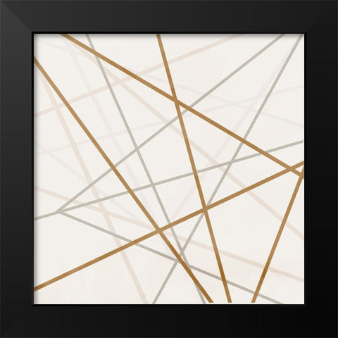 Crossover 2 Black Modern Wood Framed Art Print by Allen, Kimberly