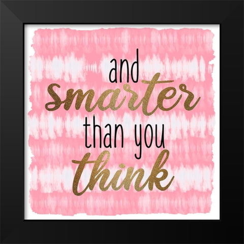 Braver Tie Dye 3 Black Modern Wood Framed Art Print by Allen, Kimberly