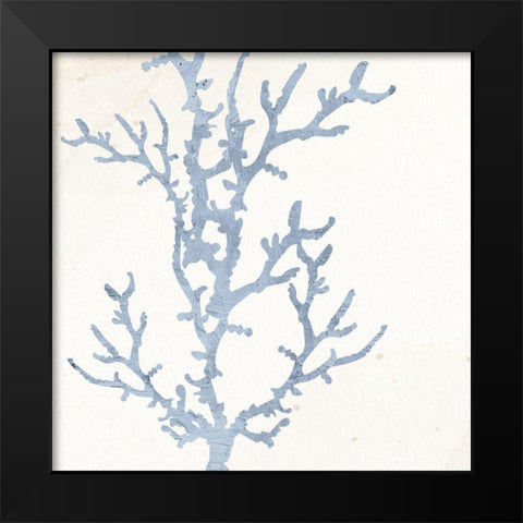 Coral Days 1 Black Modern Wood Framed Art Print by Allen, Kimberly