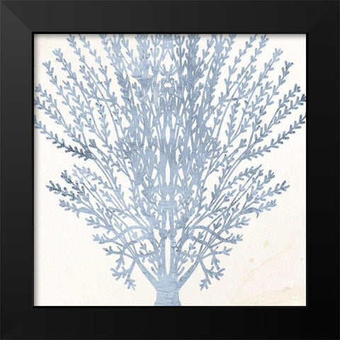 Coral Days 2 Black Modern Wood Framed Art Print by Allen, Kimberly