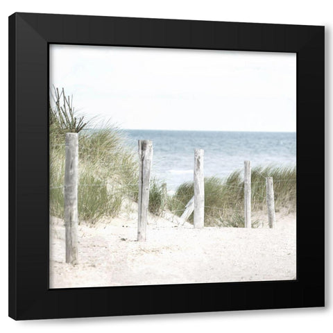 Sand Pathway Black Modern Wood Framed Art Print by Allen, Kimberly