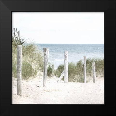 Sand Pathway Black Modern Wood Framed Art Print by Allen, Kimberly