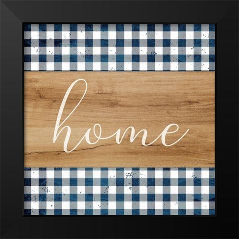 Home v2 Black Modern Wood Framed Art Print by Allen, Kimberly