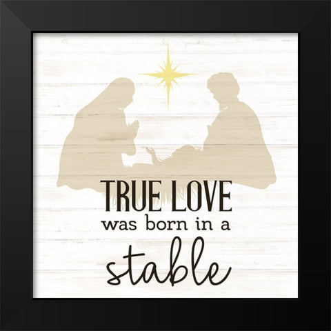 In A Stable Black Modern Wood Framed Art Print by Allen, Kimberly