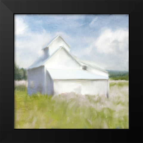 In the Flowers Black Modern Wood Framed Art Print by Allen, Kimberly