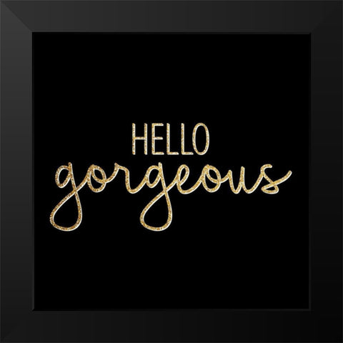 Agate Leopard 2 Black Modern Wood Framed Art Print by Allen, Kimberly