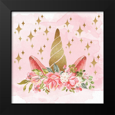 Believe in Magic 2 Black Modern Wood Framed Art Print by Allen, Kimberly