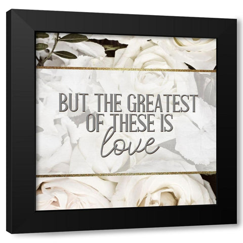 Let All You Do Be 3 Black Modern Wood Framed Art Print by Allen, Kimberly