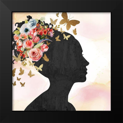 Small Things 1 Black Modern Wood Framed Art Print by Bailey, Ann