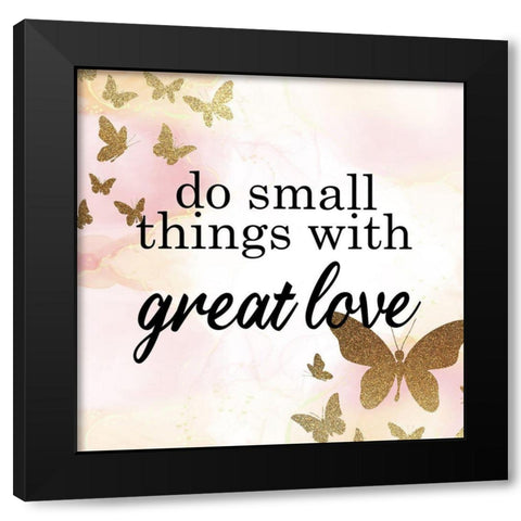 Small Things 2 Black Modern Wood Framed Art Print with Double Matting by Allen, Kimberly