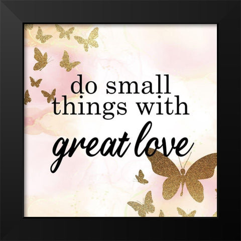 Small Things 2 Black Modern Wood Framed Art Print by Allen, Kimberly