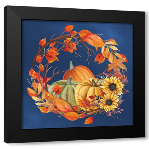 In the Fall 5 Black Modern Wood Framed Art Print with Double Matting by Allen, Kimberly