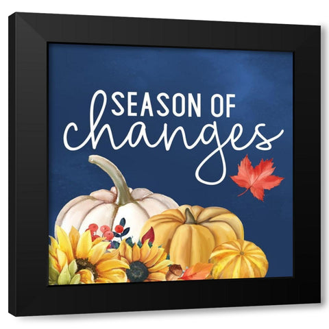 In the Fall 7 Black Modern Wood Framed Art Print by Allen, Kimberly