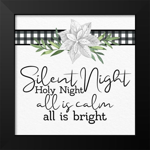 Silent Night Black Modern Wood Framed Art Print by Allen, Kimberly