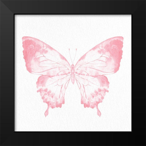 Butterfly Soar 2 Black Modern Wood Framed Art Print by Allen, Kimberly