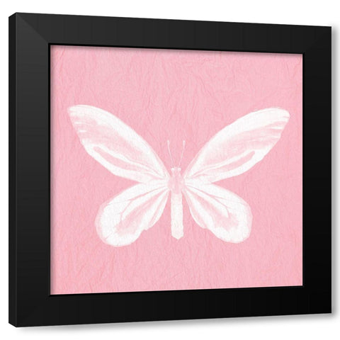 Butterfly Soar 3 Black Modern Wood Framed Art Print with Double Matting by Allen, Kimberly