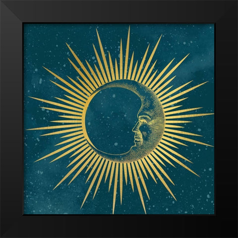 Moon Child 3 Black Modern Wood Framed Art Print by Allen, Kimberly
