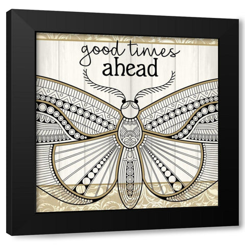 Your Soul 3 Black Modern Wood Framed Art Print with Double Matting by Allen, Kimberly
