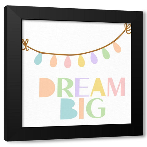 Kind and Brave 2 Black Modern Wood Framed Art Print by Allen, Kimberly