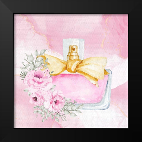 Pretty Pink 1 Black Modern Wood Framed Art Print by Allen, Kimberly