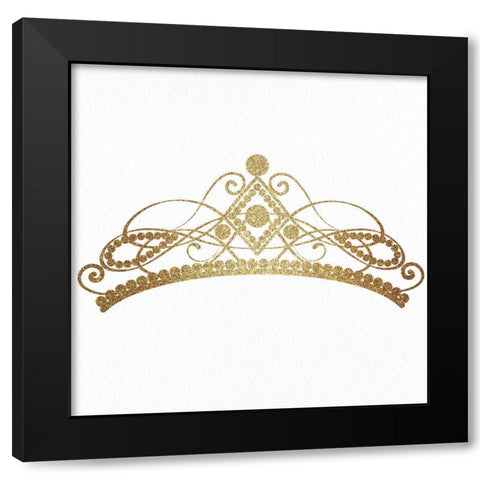 Princess Parking 2 Black Modern Wood Framed Art Print with Double Matting by Allen, Kimberly
