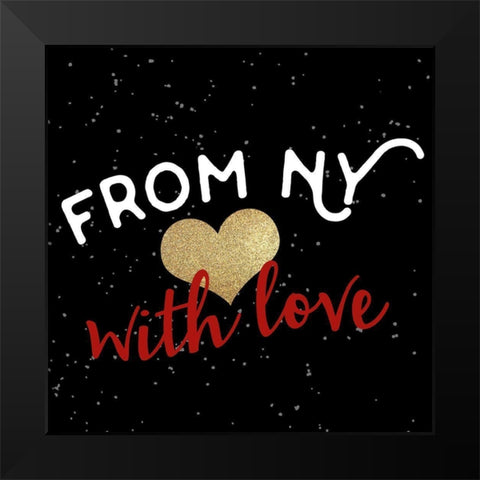 From NY 3 Black Modern Wood Framed Art Print by Allen, Kimberly