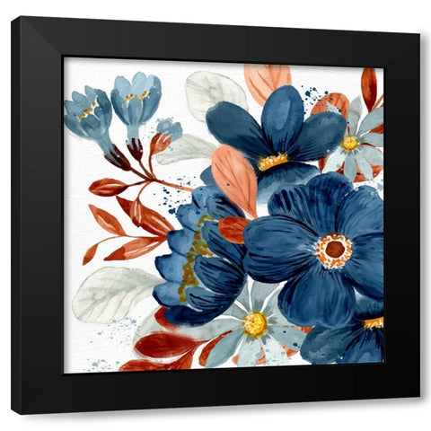 Wildflower View  2 Black Modern Wood Framed Art Print by Allen, Kimberly